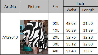 Women Chic Irregular Black and White Print Loose Top 3