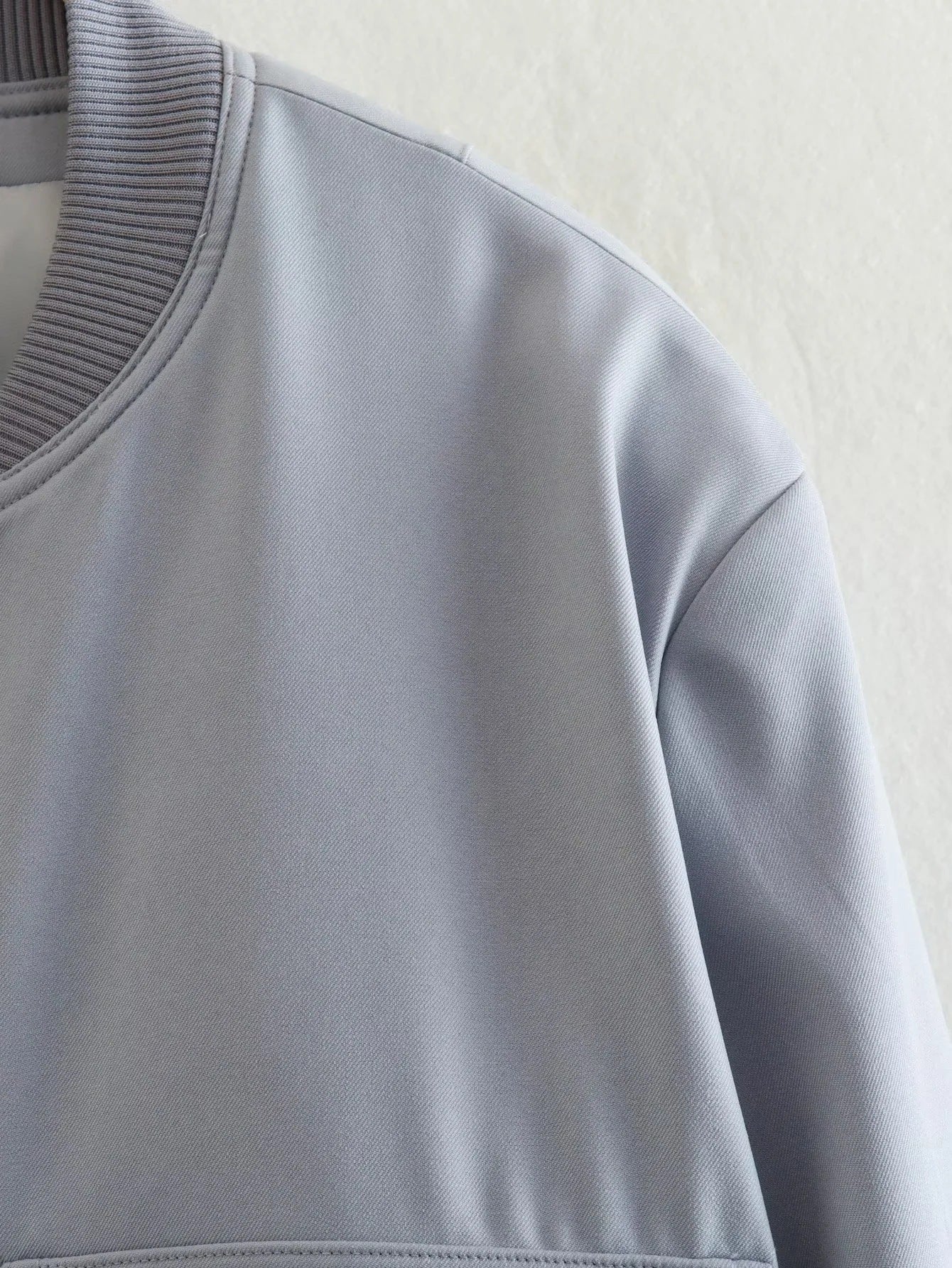 Women's Bomber Jacket Spring and Autumn Pocket Long Sleeve Casual Single Breasted Coat 81