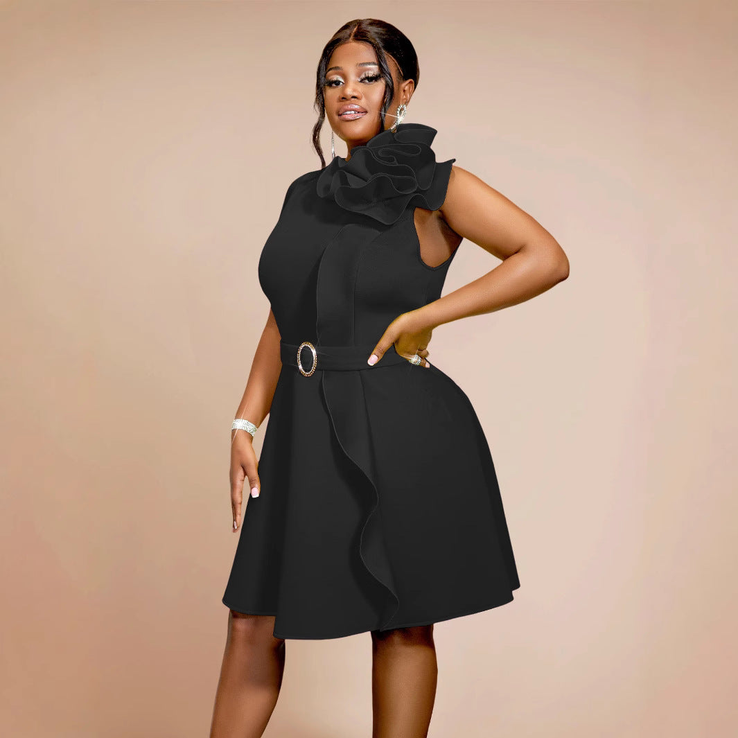 Women Flower Party Formal Party Sleeveless Dress 6