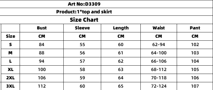 Women Elegant Off Shoulder Top and Print Long Skirt Two-Piece Set 9