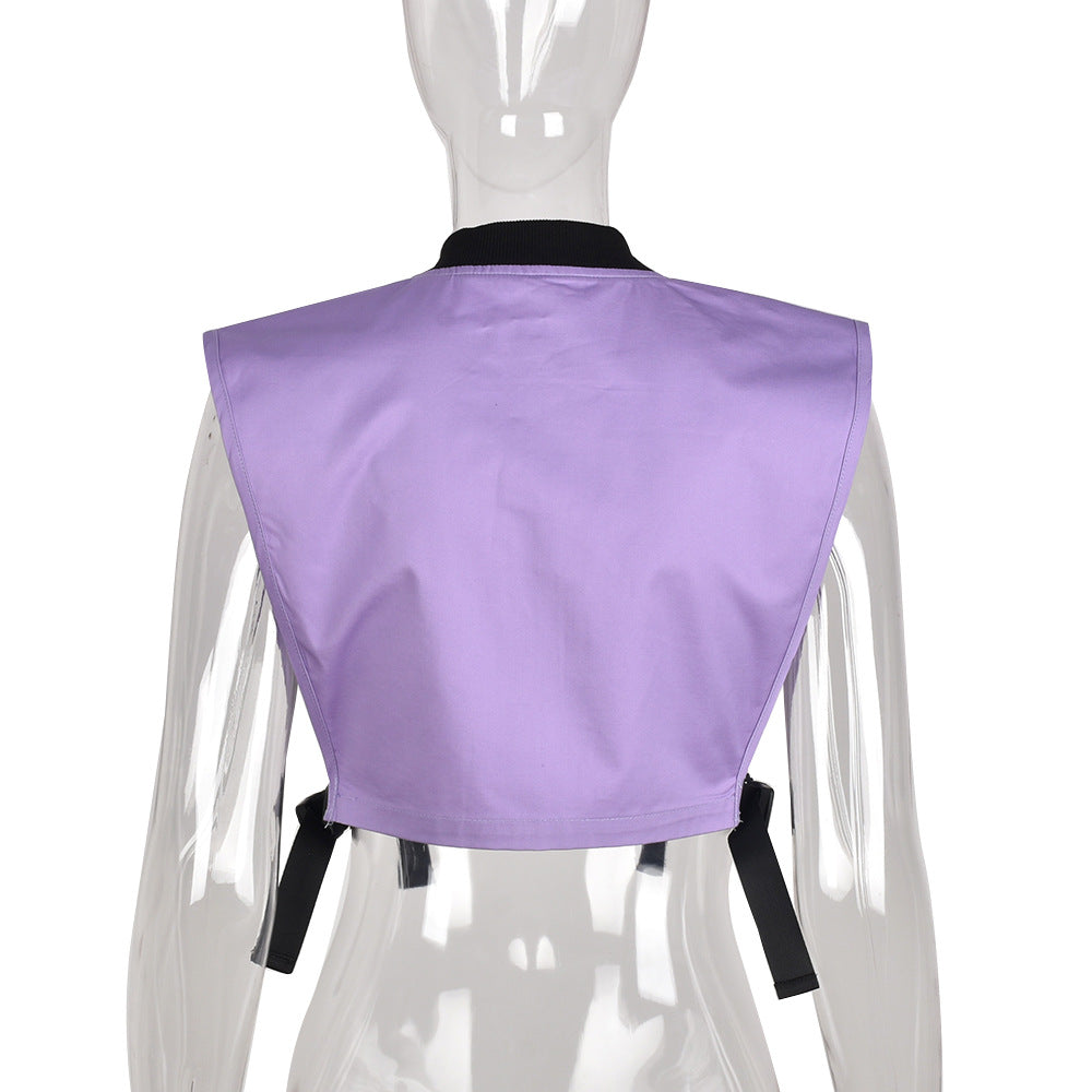 Women trendy pocket sleeveless vest Top 18