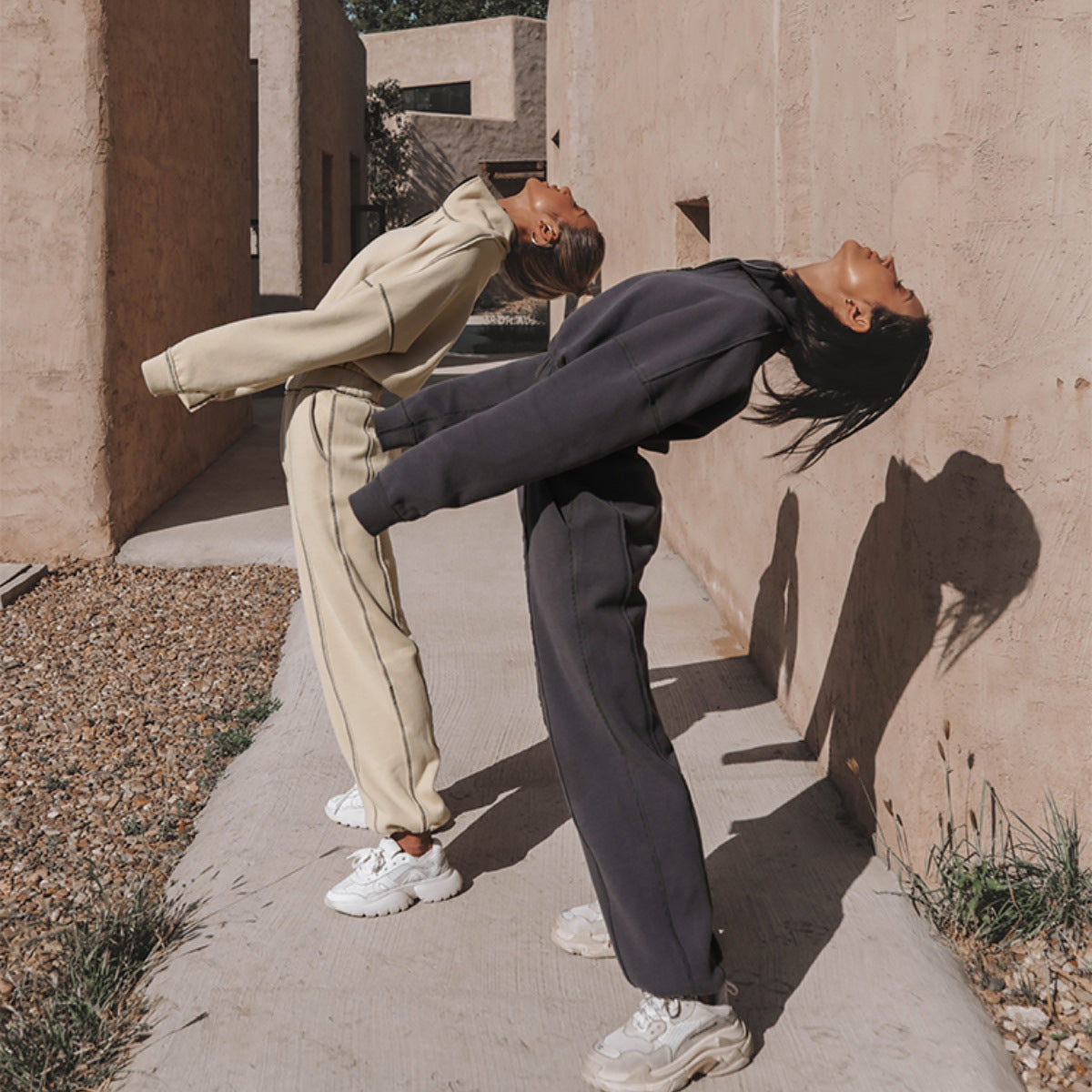 Women sports Casual Hoodies and Pant Two Piece Set