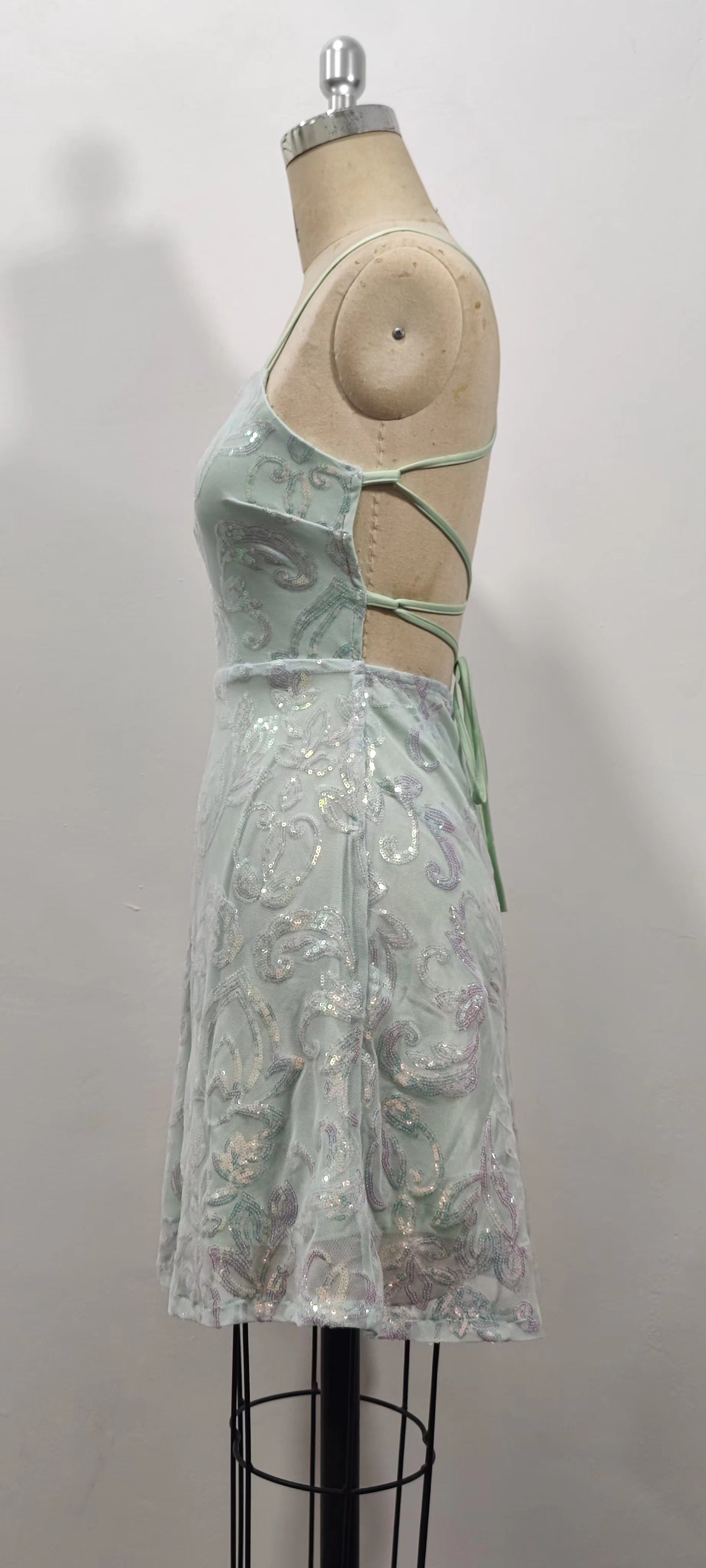 Women Sexy Sequin Summer Party Dress 11