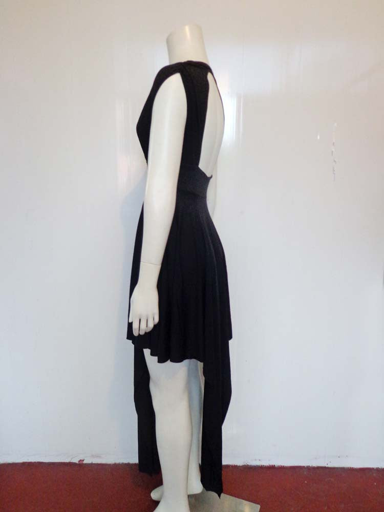 Women V Backless Irregular Sexy Dress 10