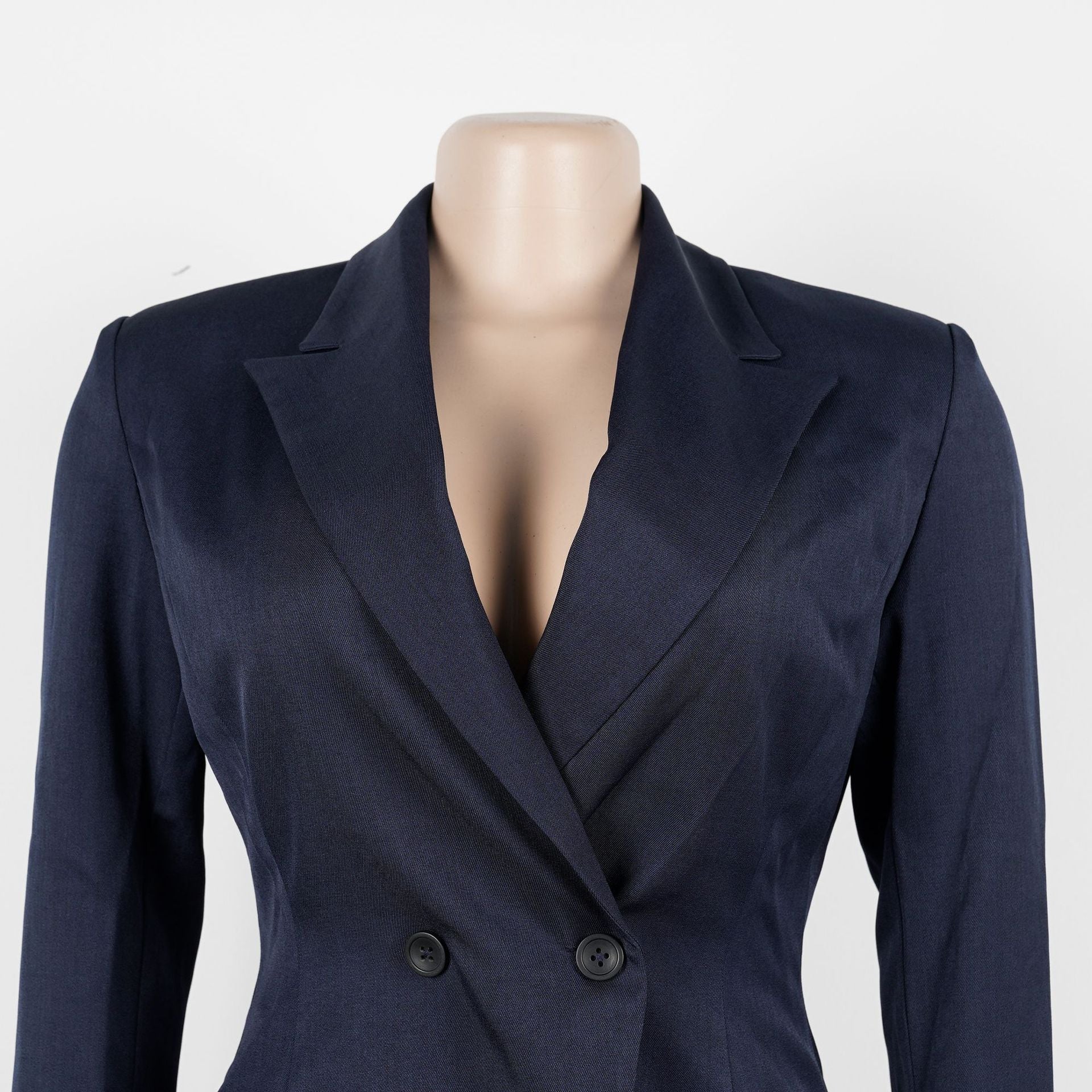 Women Elegant Turndown Collar Blazer and Pants Two-Piece Set 17