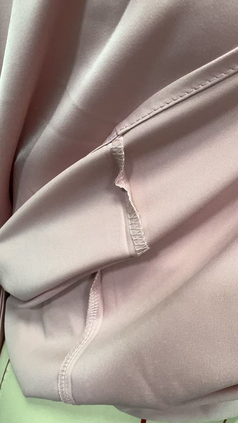 Women Satin Off-shoulder Asymmetrical Dress 7