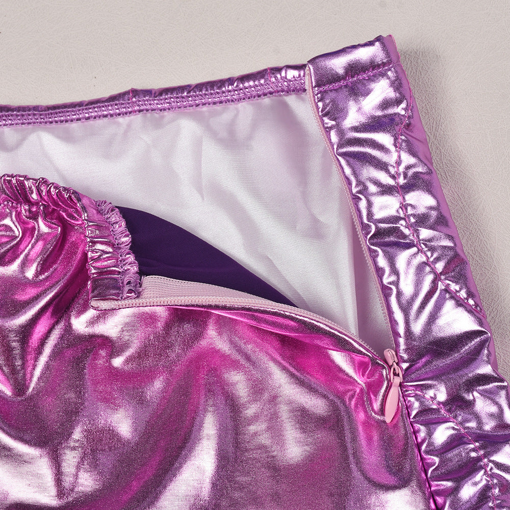 Women Irregular Padded Mini Skirt 15