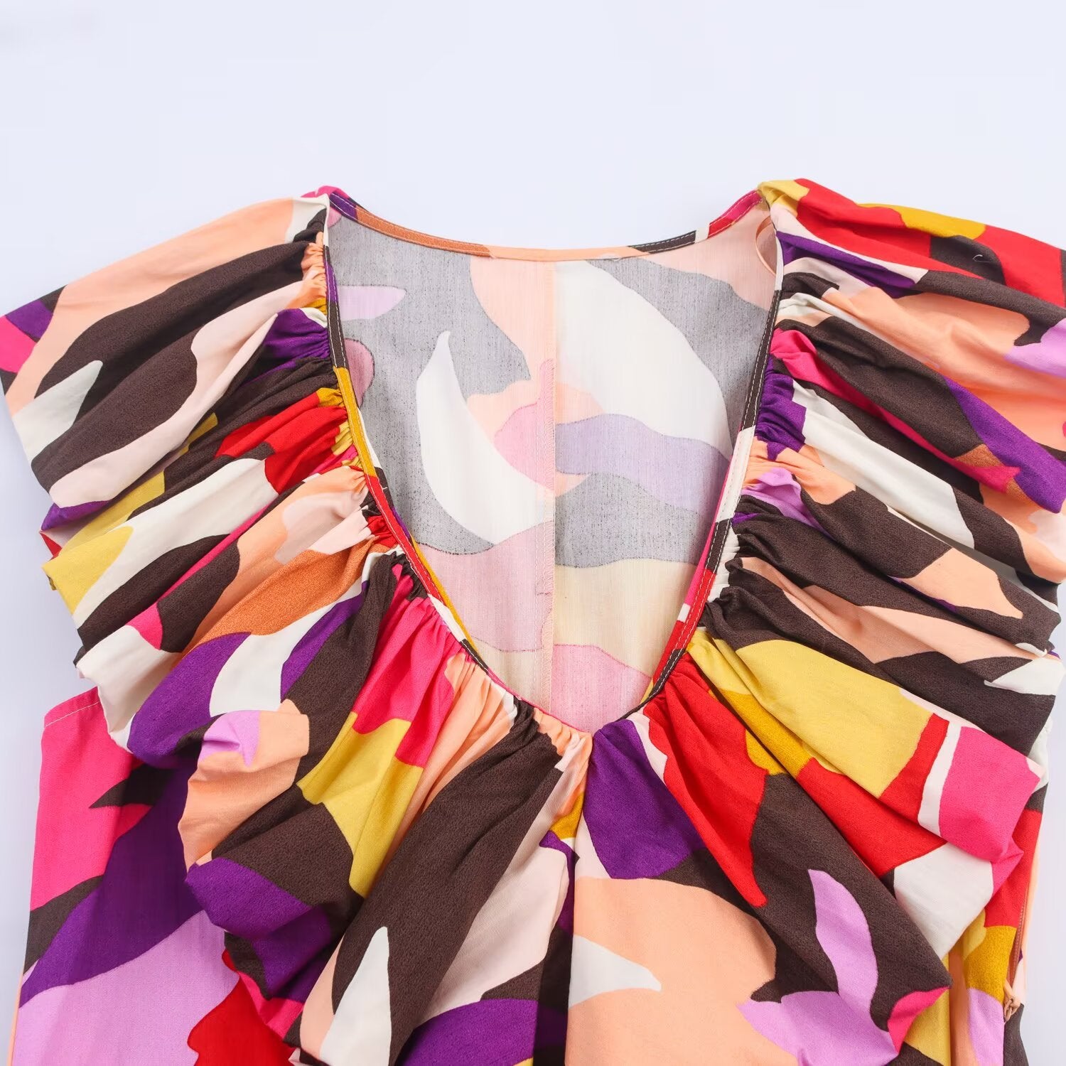 Summer Women's Print Midi Dress 4