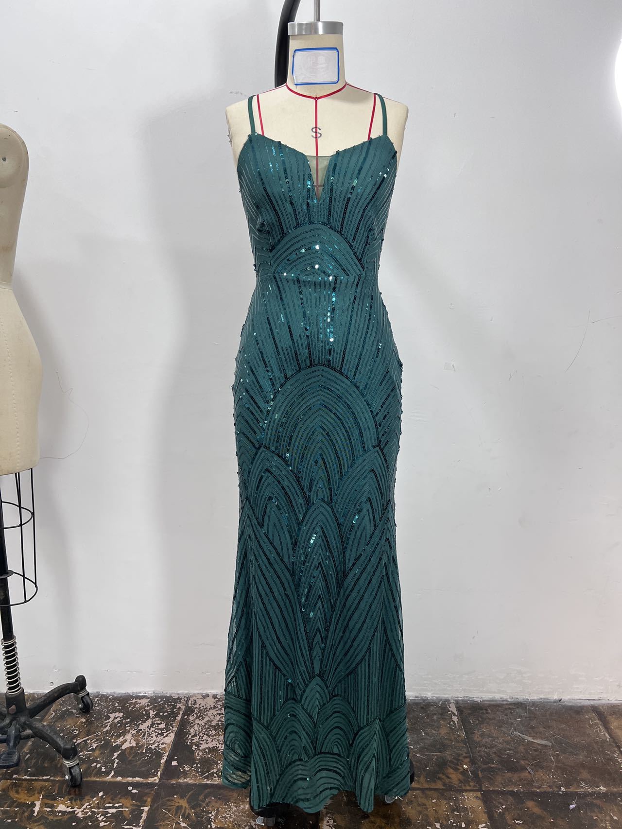 Women party sequin sexy evening dress 12