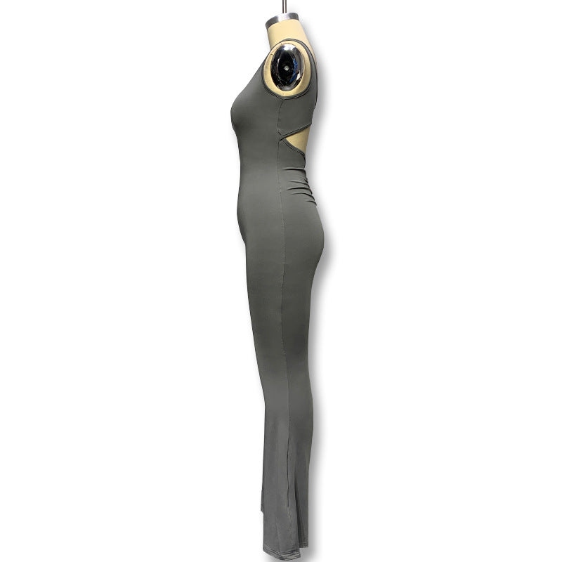 Women Casual Hollow Sports Jumpsuit 15