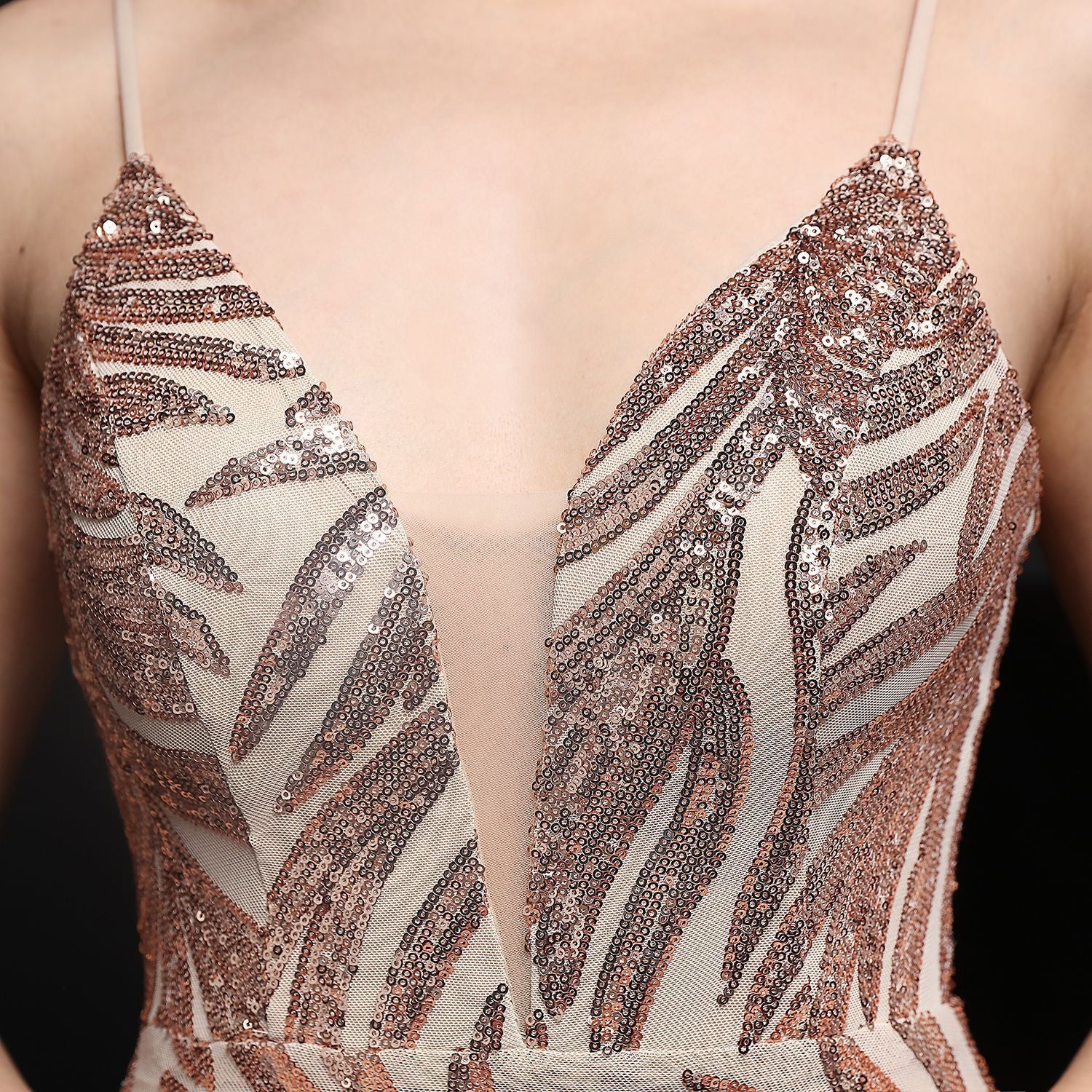 Summer Sequin Strap Mermaid Long Evening Dress 18