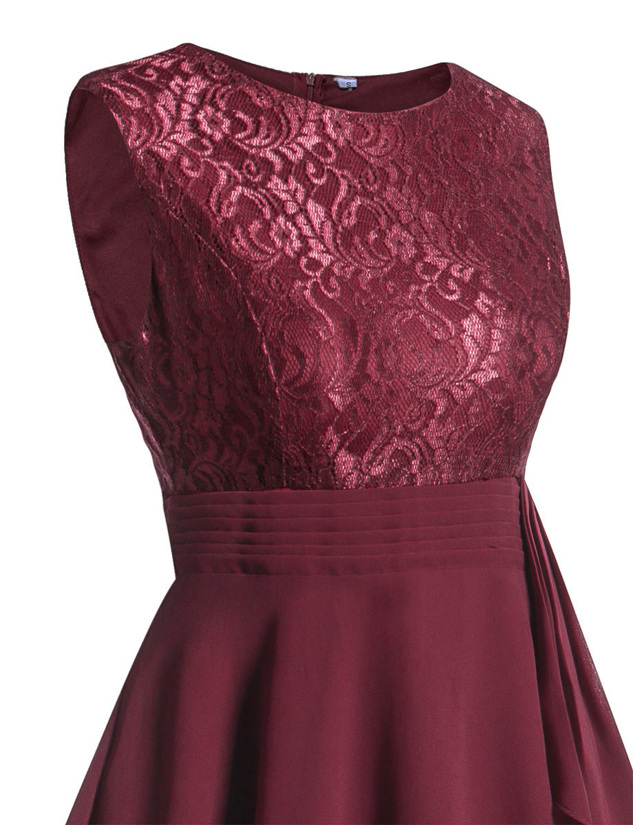 Women chiffon lace dress 29