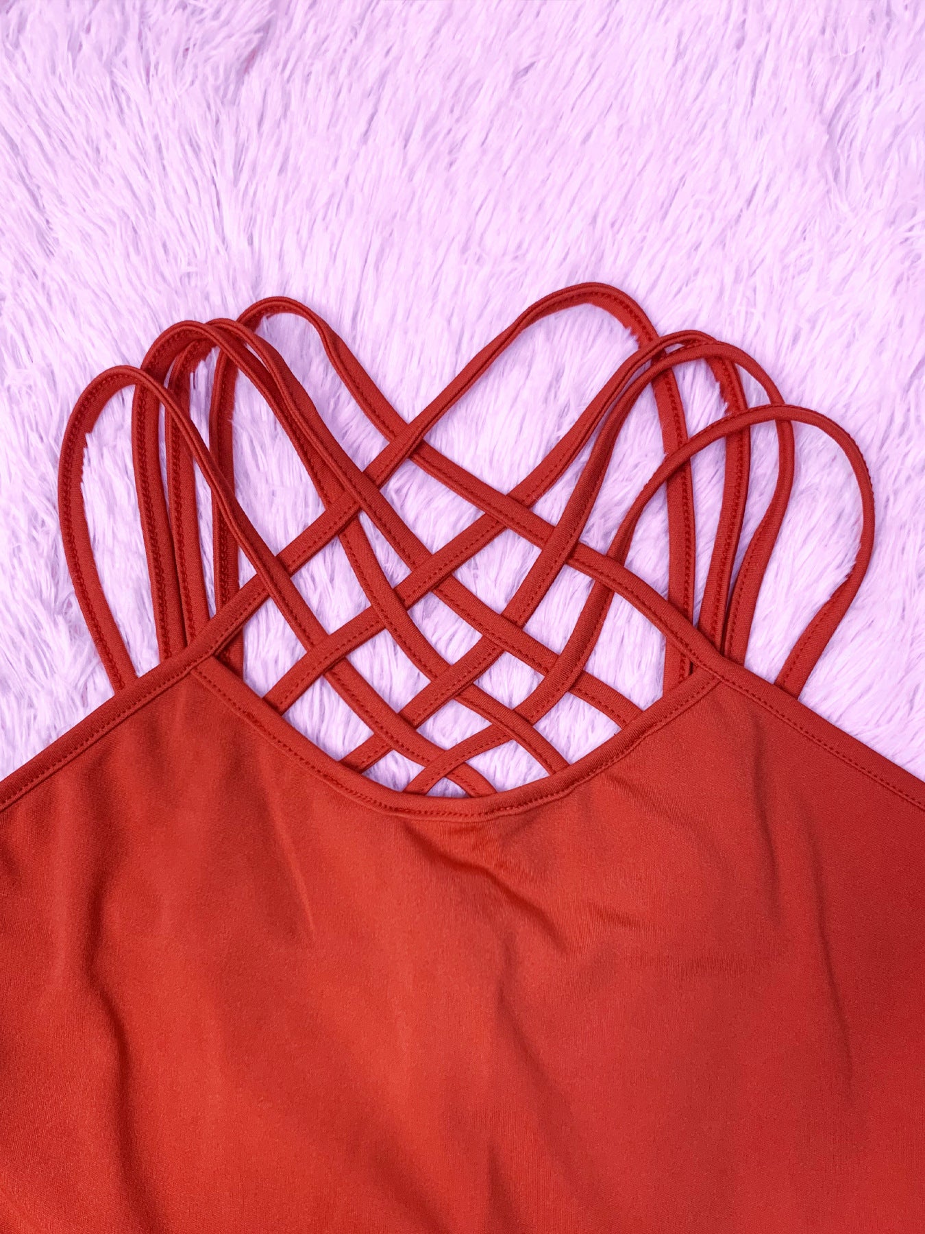 Women Career Sexy Strap Cross Wide Leg Jumpsuit 10