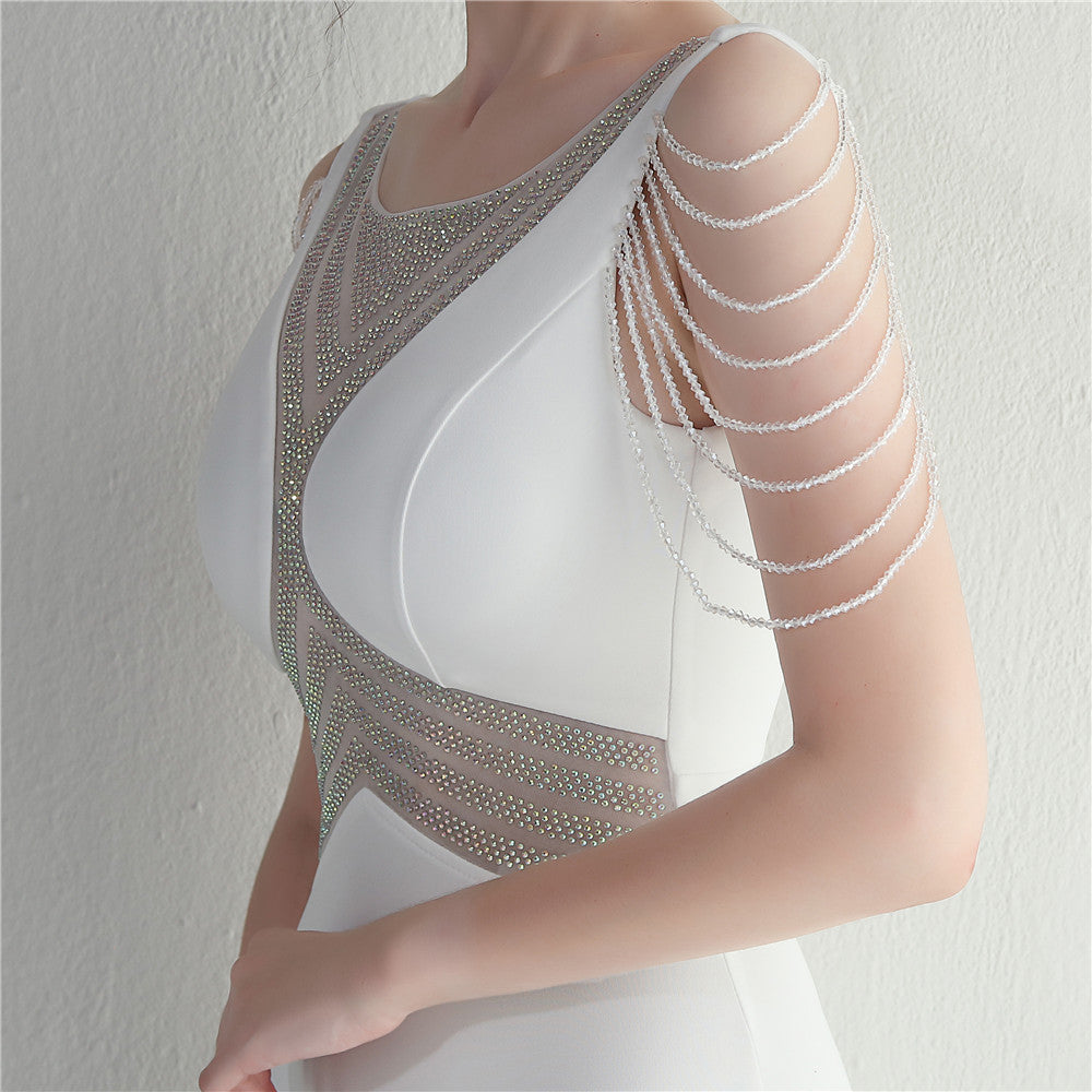 Beaded Gown Dinner Prom Long Evening Dress 50