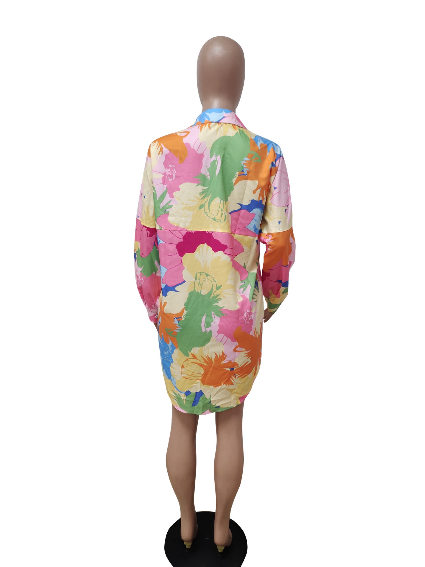 Women's Tie Dye Print Fashion Cardigan Dress 20