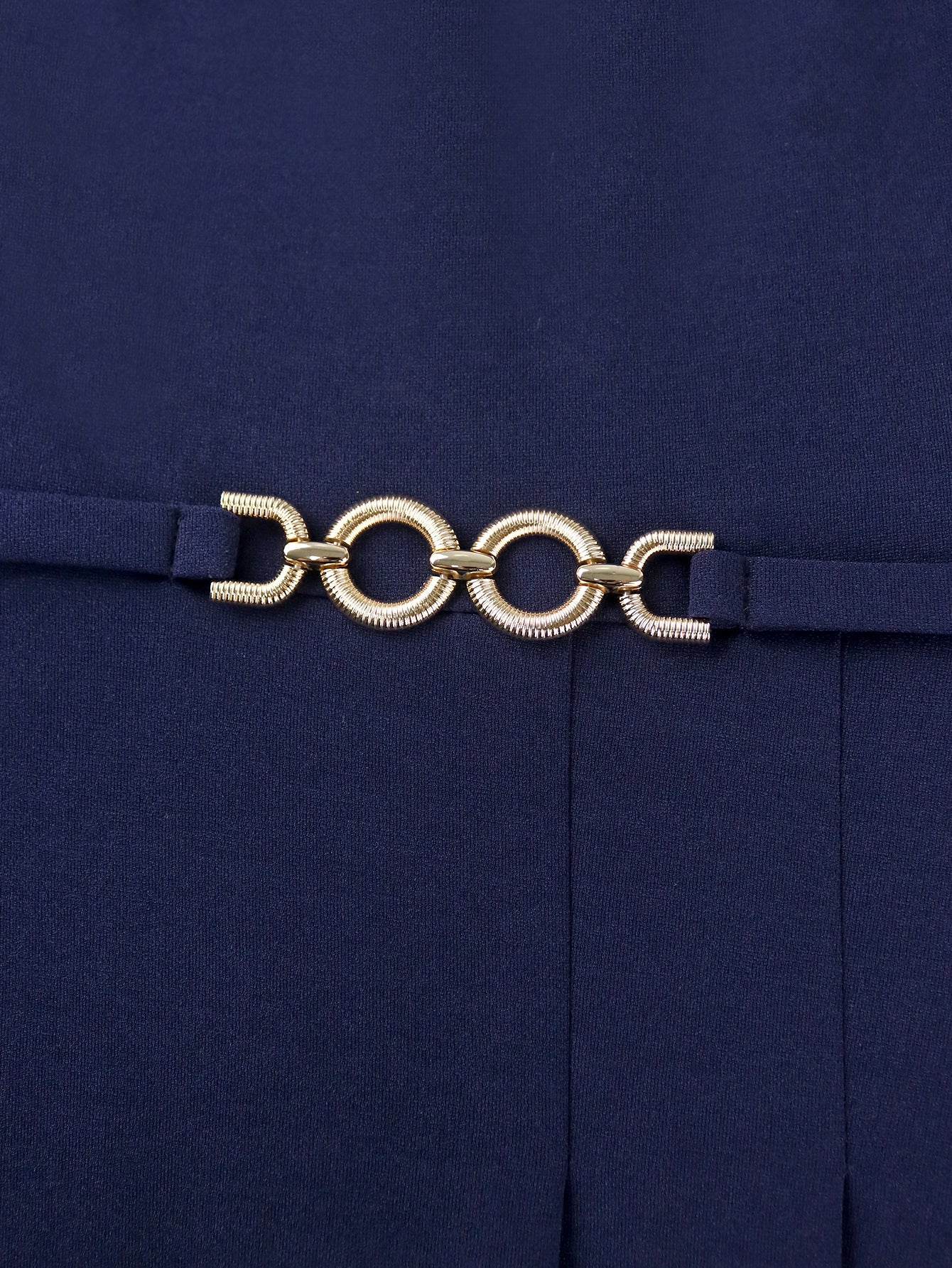 Plus Size Women asymmetric collar pleated Dress 16