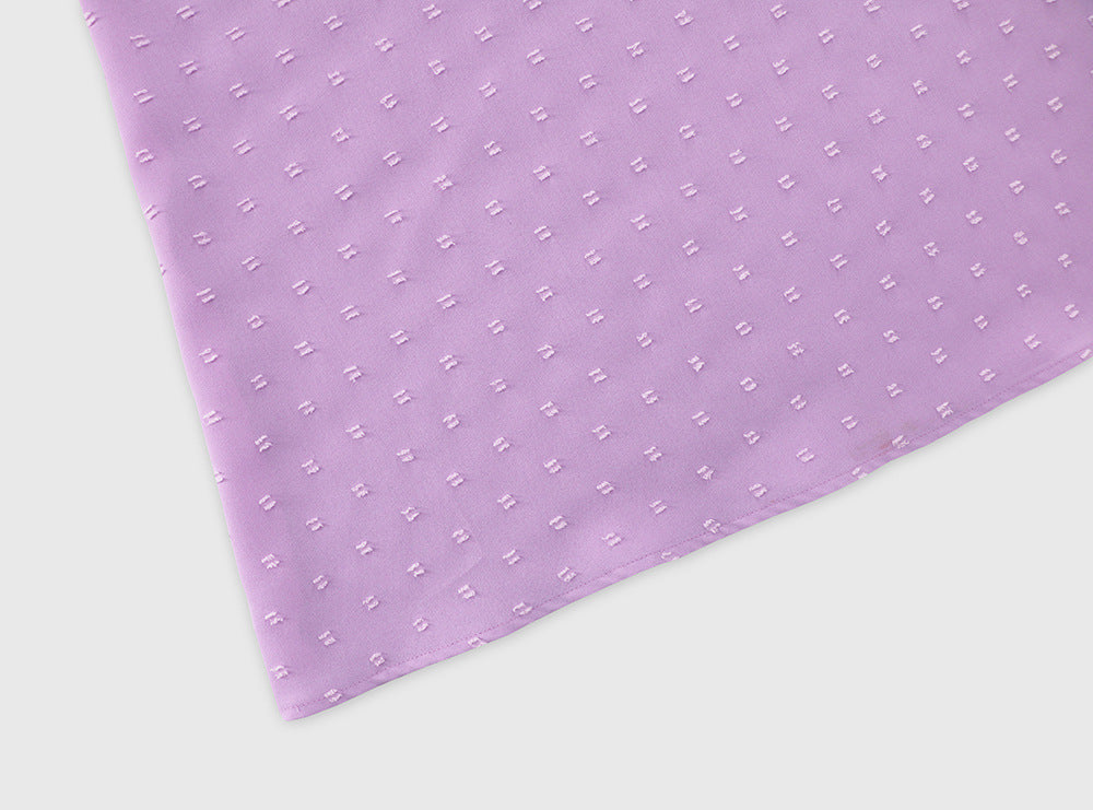 Women v-neck long sleeve jacquard dress 18