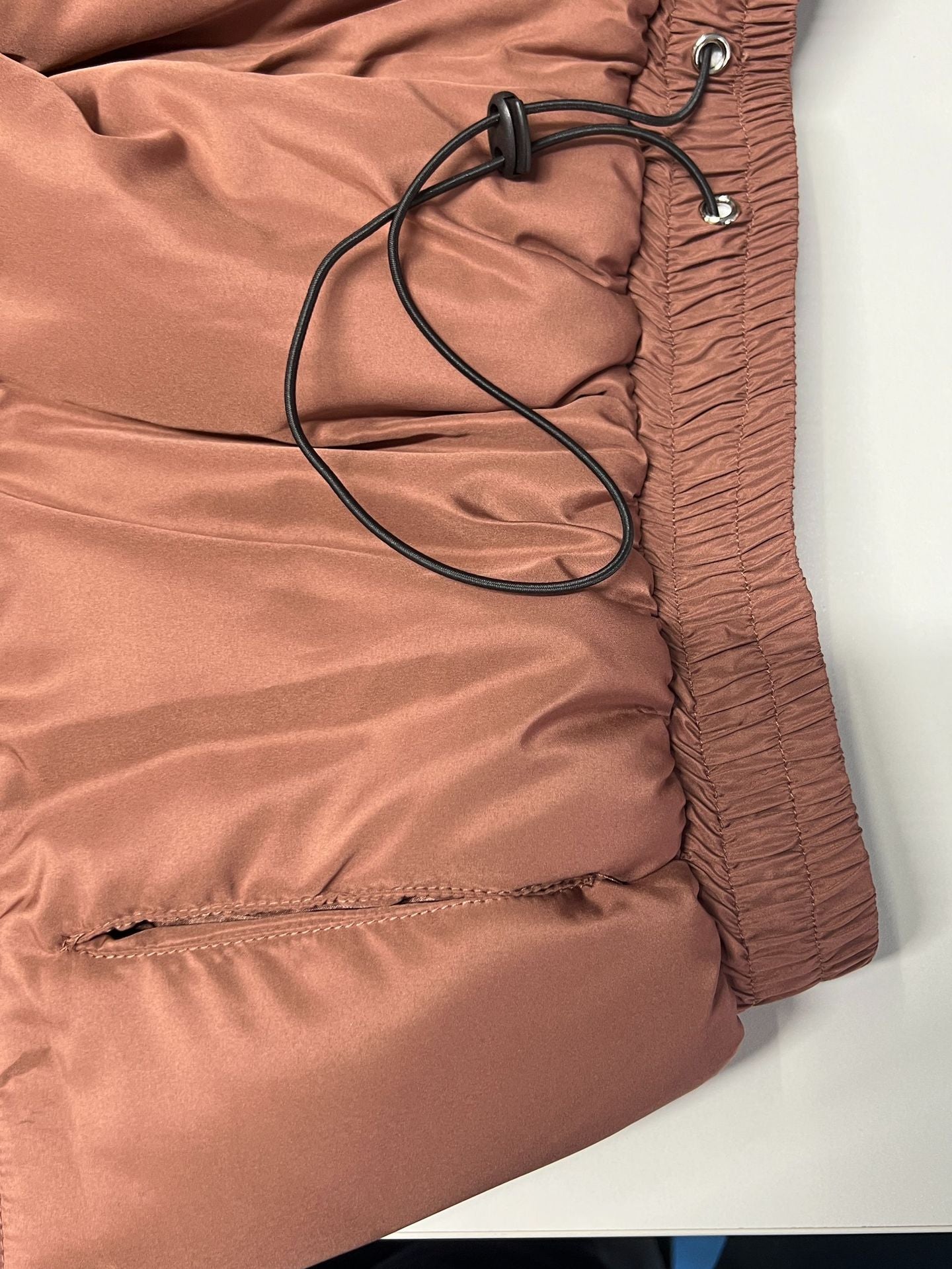 Women Vintage Lace Up Elastic Pocket Pant 16