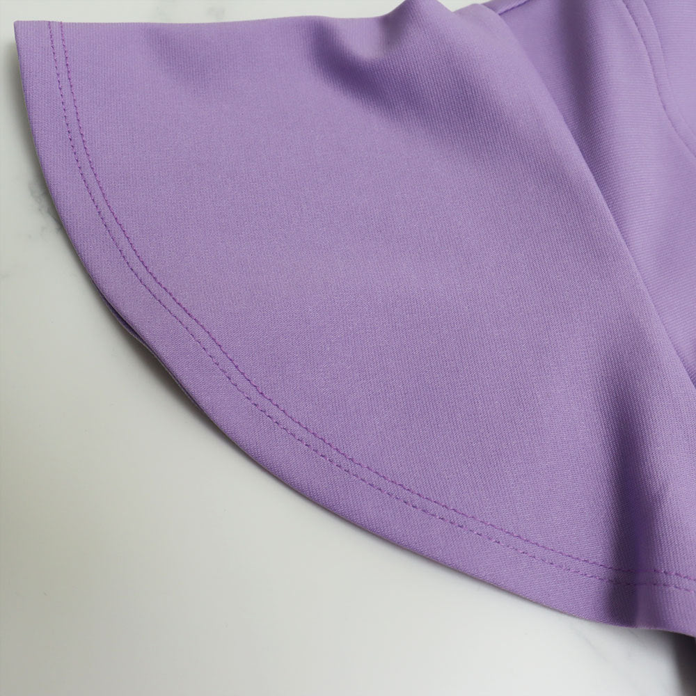 Chic Slim Fit Irregular Solid Color High Waist Women's Dress 17