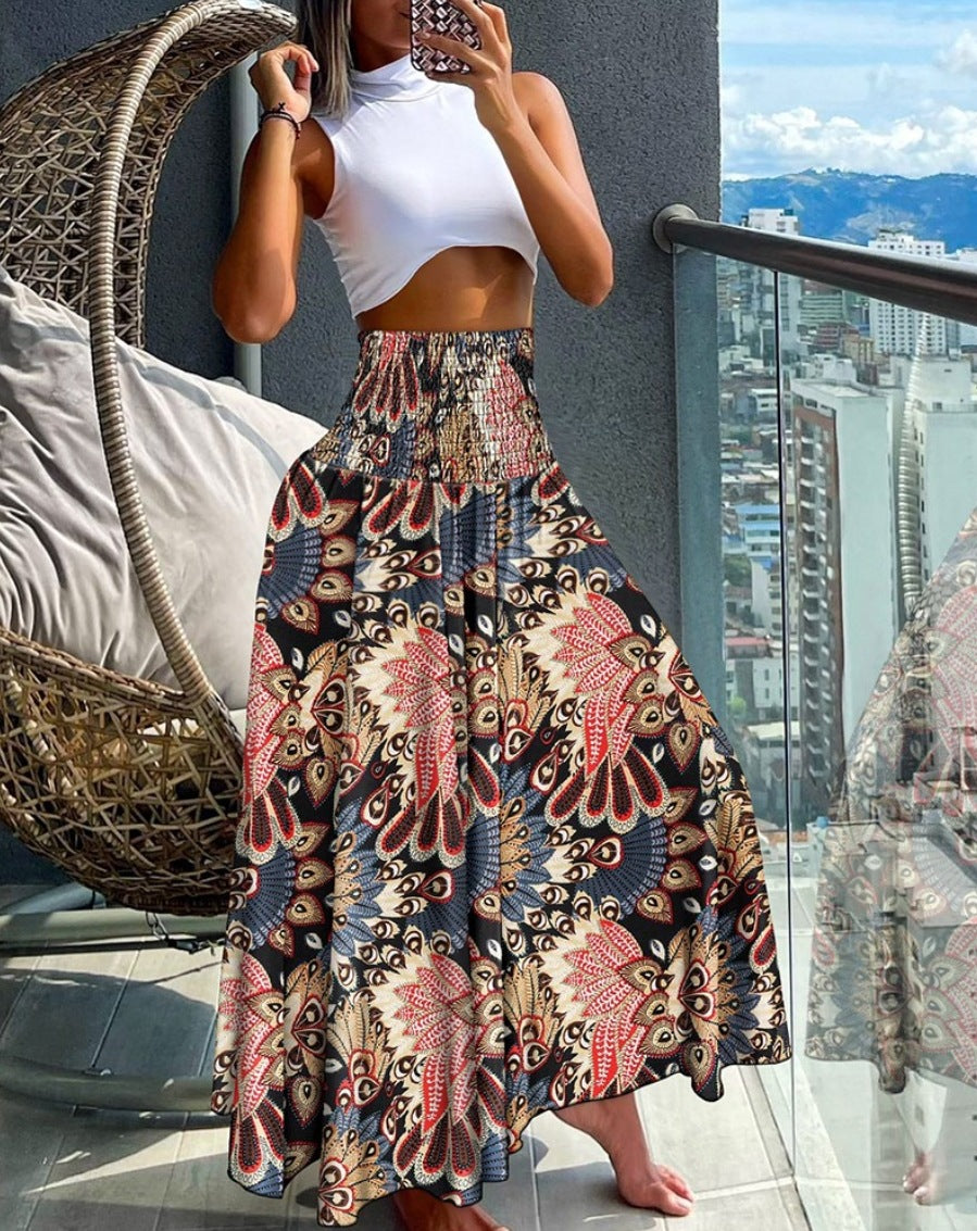 Women Summer Printed Skirt 12