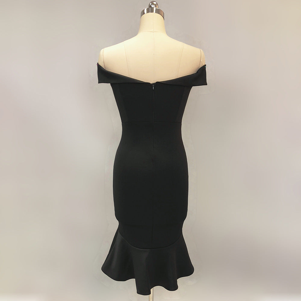 Women Spring Off Shoulder Mermaid Wedding Dress 18