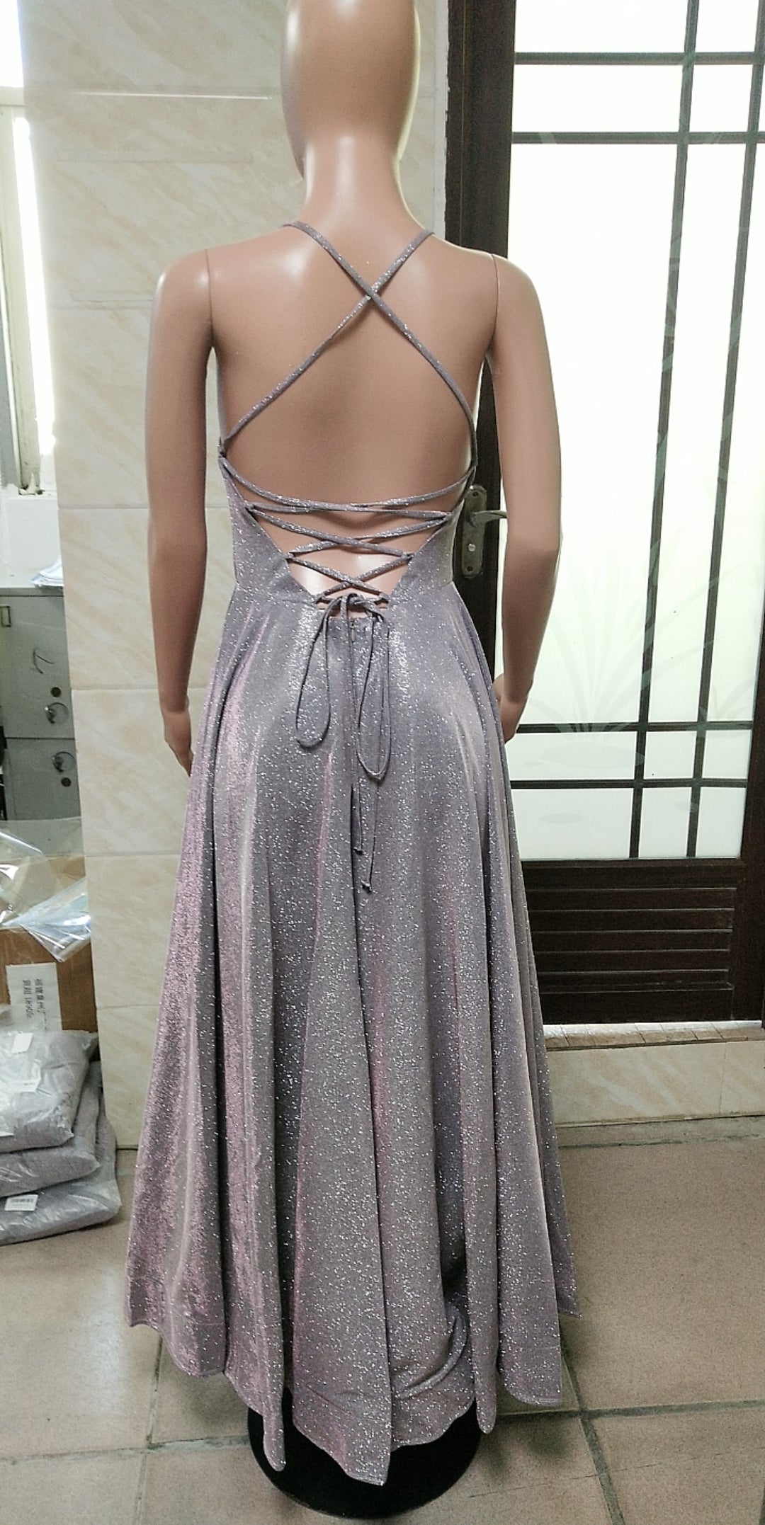 Spring Long Strap Glitter Formal Party Dress -（Processing time need 3-6 days） 28