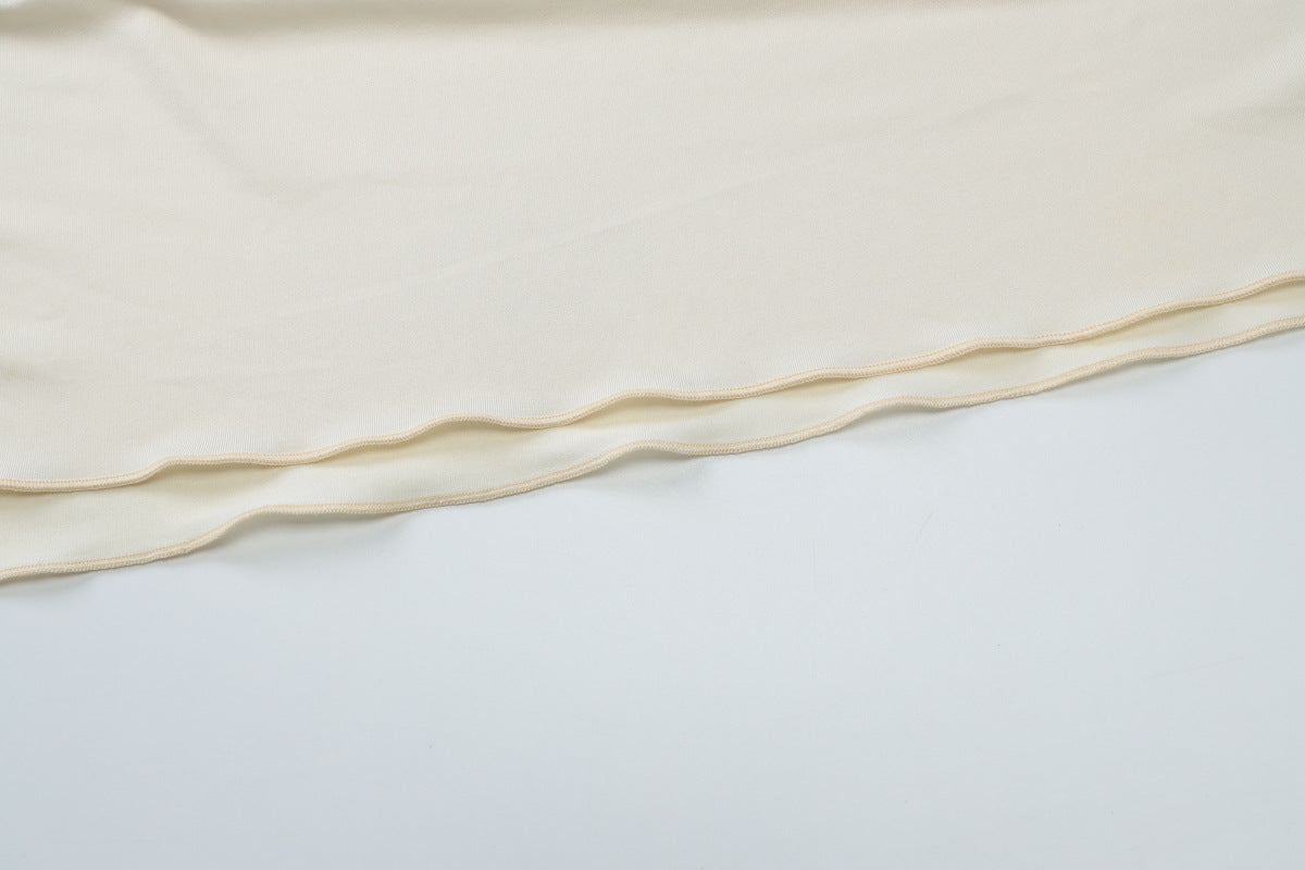 Women Summer Sexy V-Neck Ruffle Edge Halter Neck Knot Maxi Dress 13