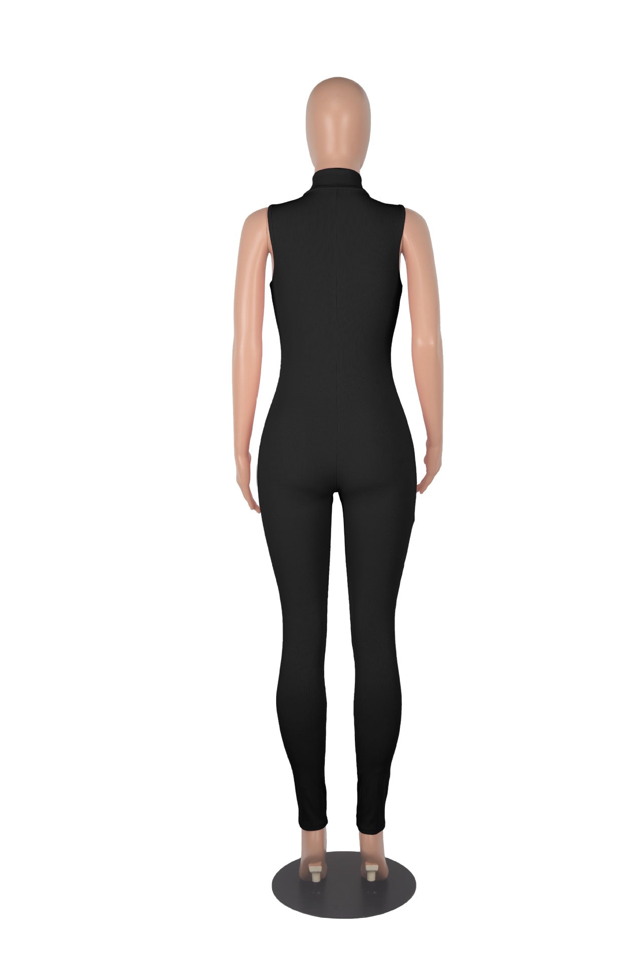 Women stretch zipper Jumpsuit 31