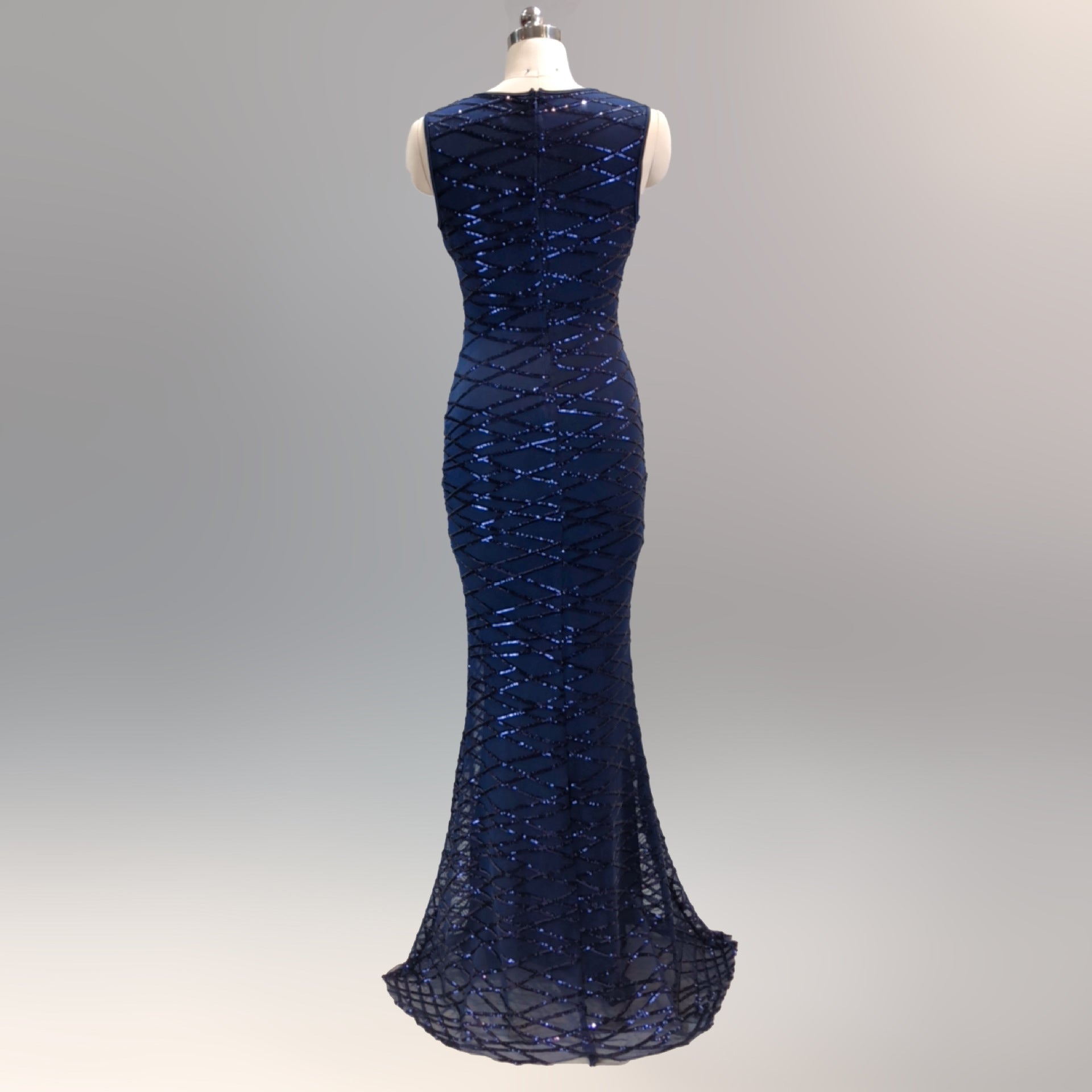 Celebrity matching evening dress sequins fish tail dinner party dress 19