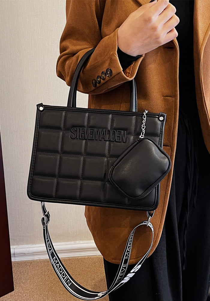 Women embroidered thread versatile popular handheld crossbody tote bag