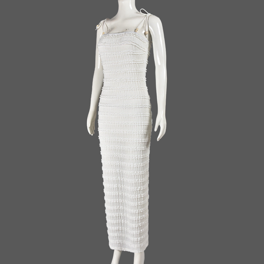 Women summer Backless Strap Dress 7