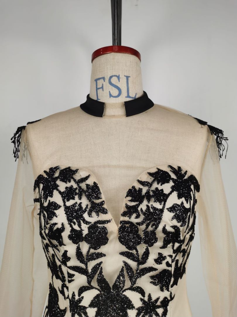 Spring/Summer Women's Sexy Shiny See-Through Formal Party Dress 10