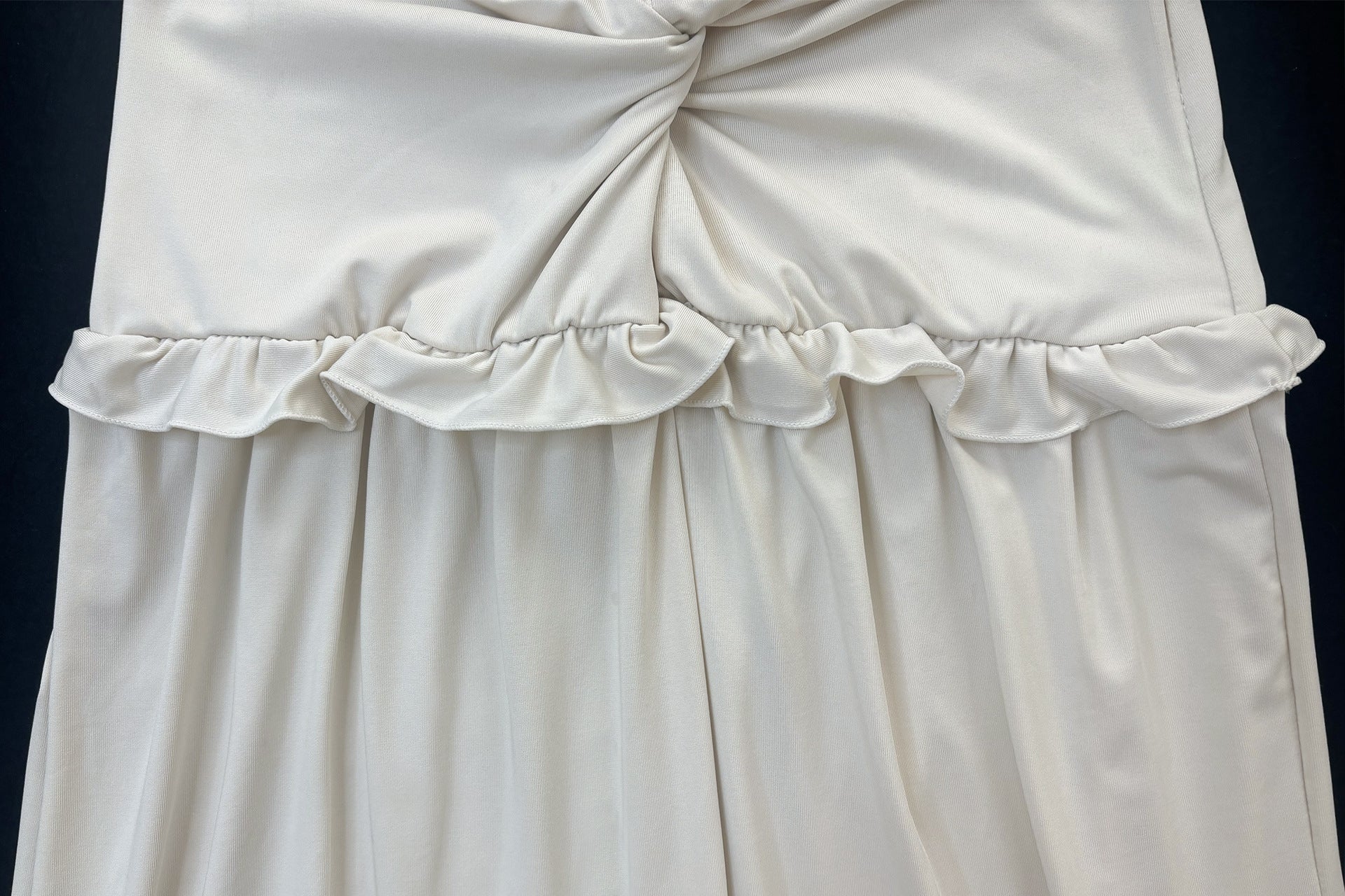 Summer Women's Fashion Sexy Halter Neck Top Low Waist Long Skirt Two piece Set 15