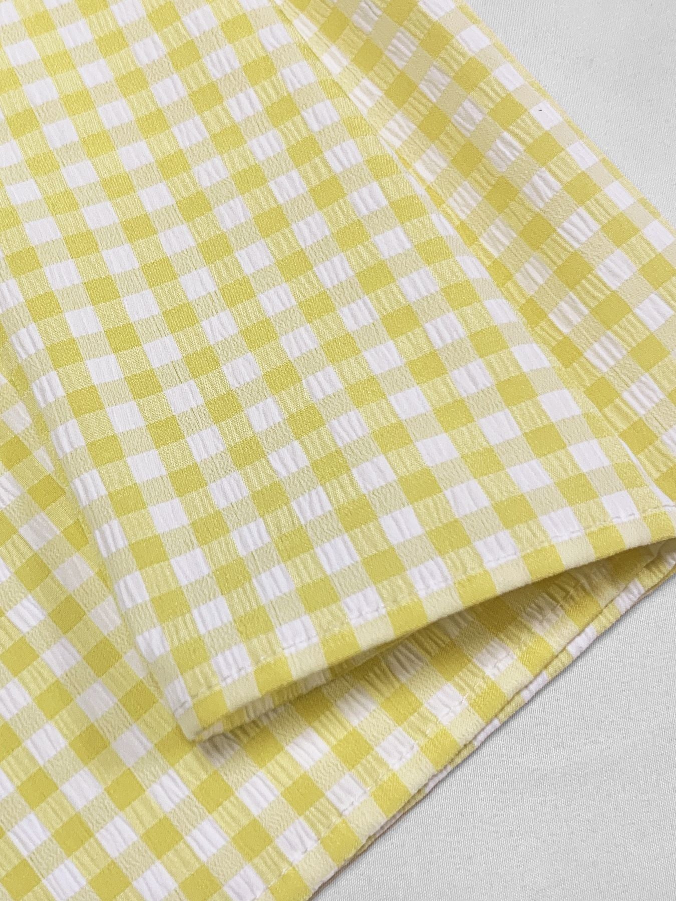 Women Patchwork Plaid Print T-shirt Casual Wide Leg Pants Two-piece Set 14