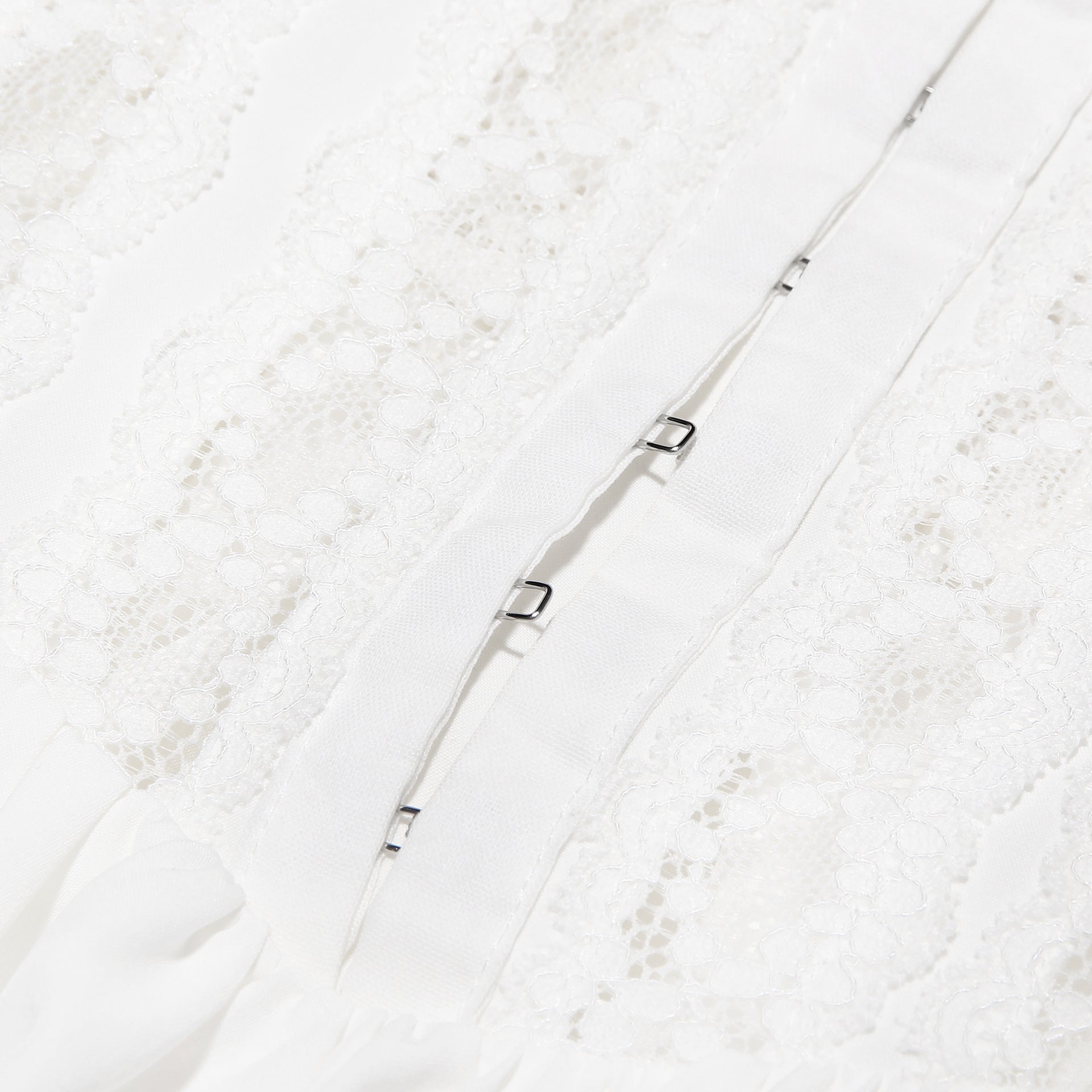 Women Sexy Lace Backless Sexy White Suspender Skirt Tutu Skirt 13