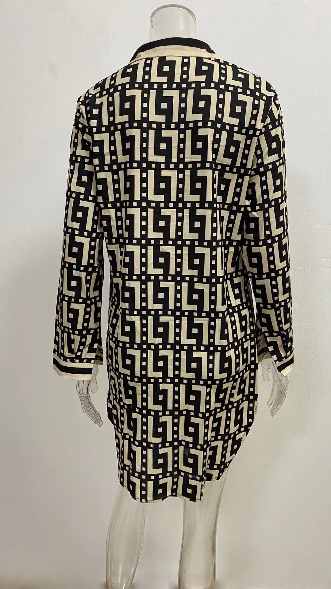 Autumn Women's Fashionable V-Neck Long Sleeve Tops Career Shirts 26