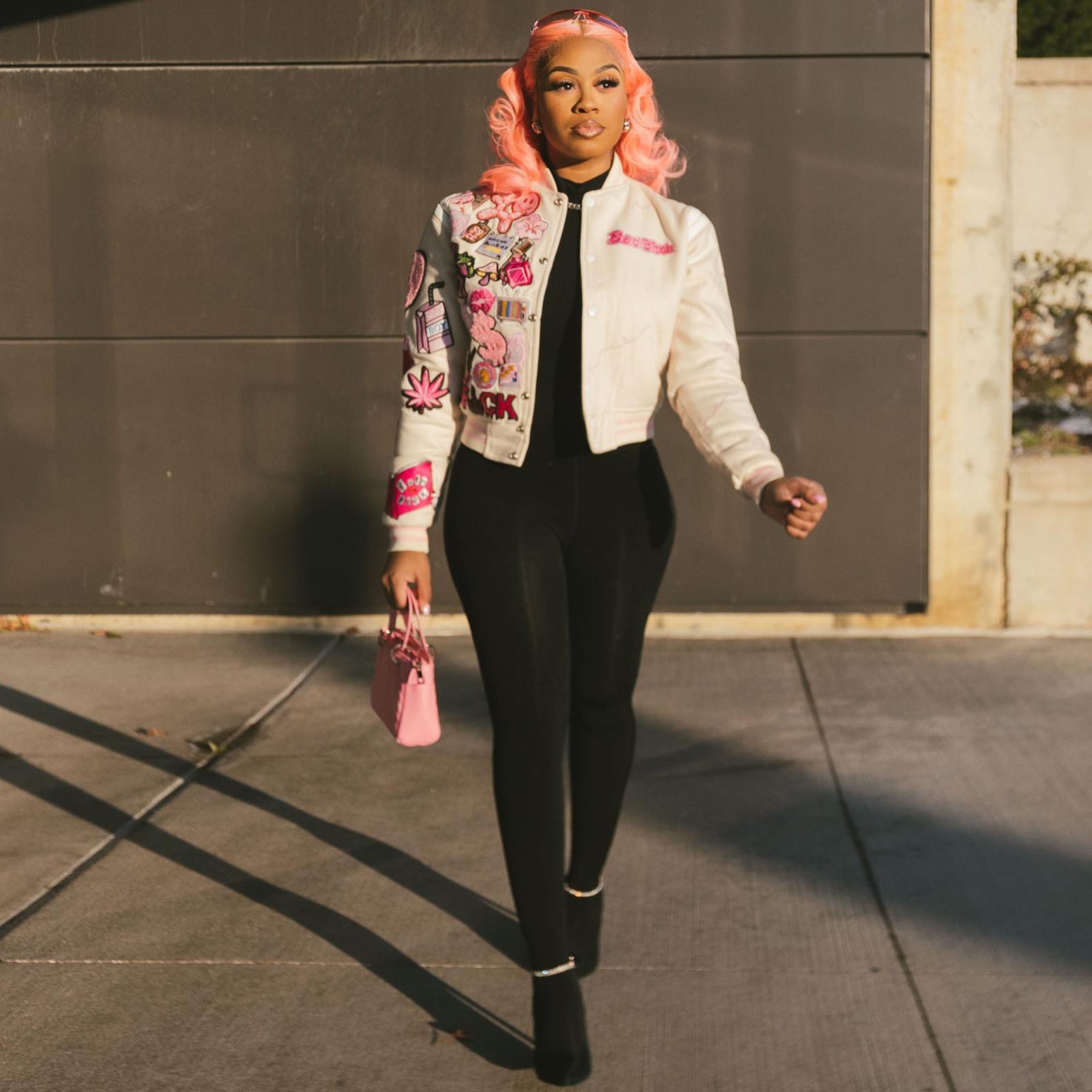 Women'S Fashion Print Baseball Jacket 8