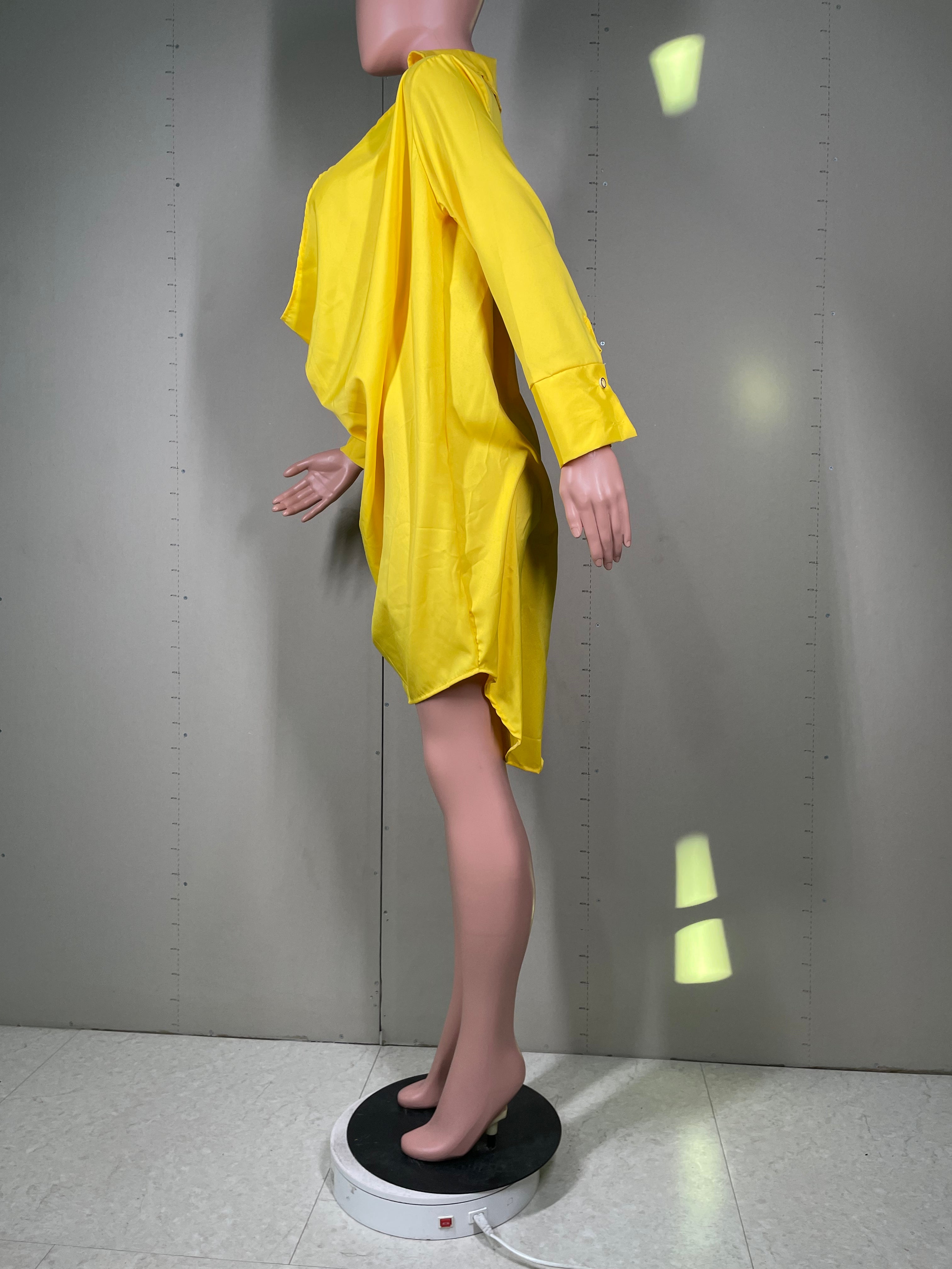 Women's nightclub low cut deep v sexy solid color dress 16