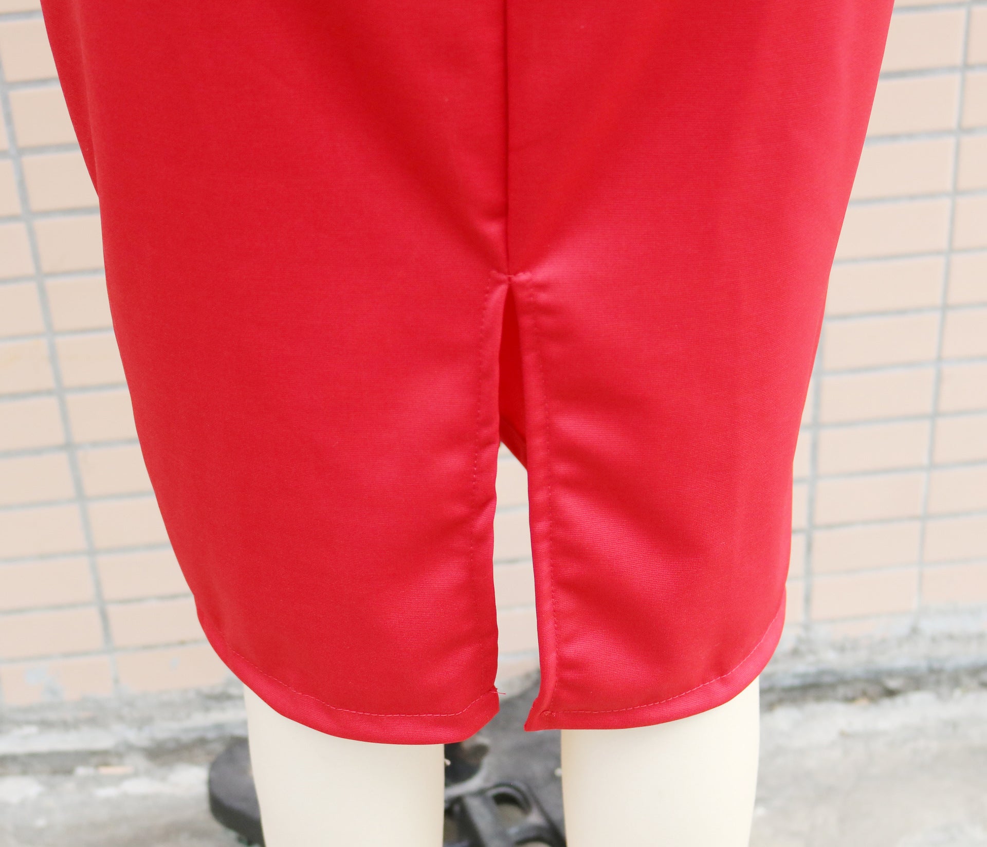 Women Puff Long Sleeve V Neck Bodycon Dress 26