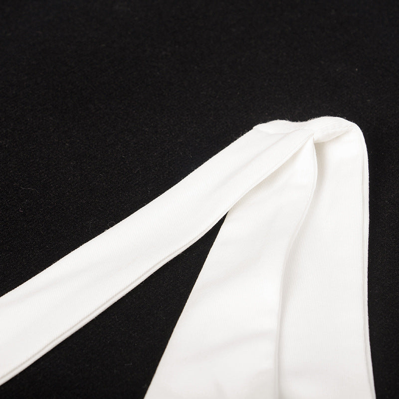 Solid Color One Slash Shoulder Slim Fit Casual Women's Jumpsuit 7