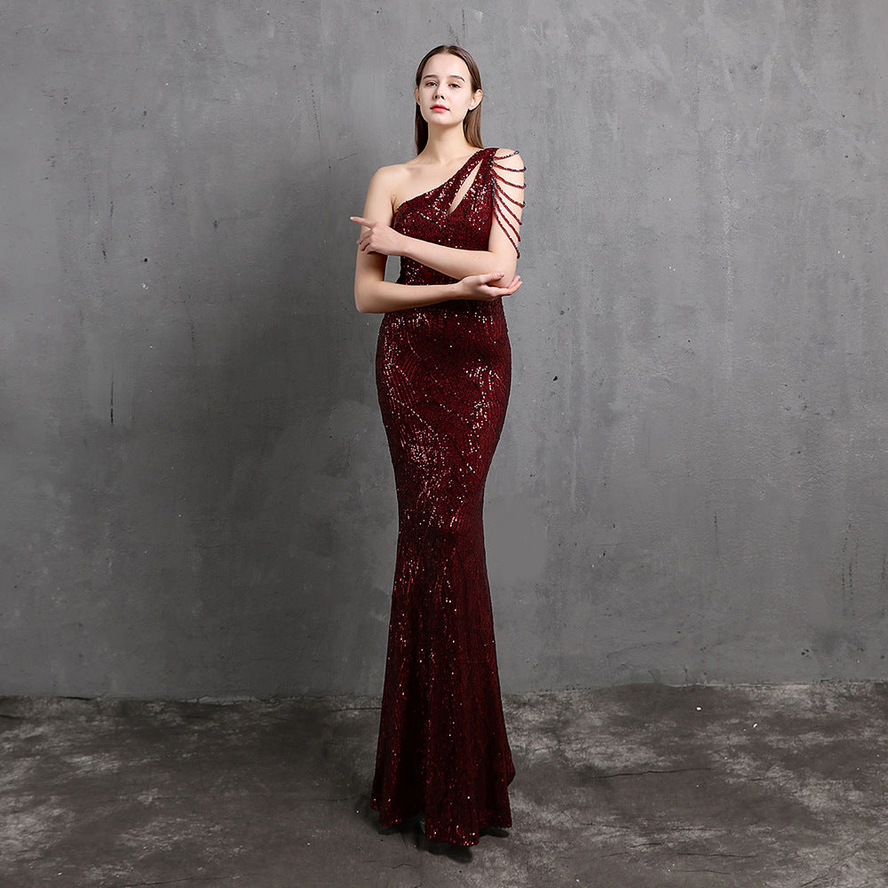 3xl4xl long sequins plus Plus Size Formal Party Evening Dress 4