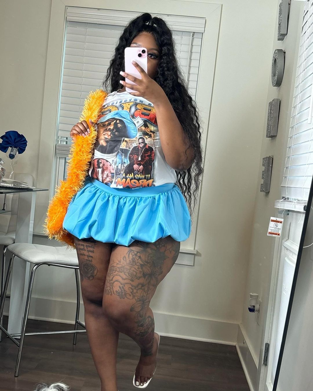 Women's Solid Color High Waist Short Bubble Skirt 11