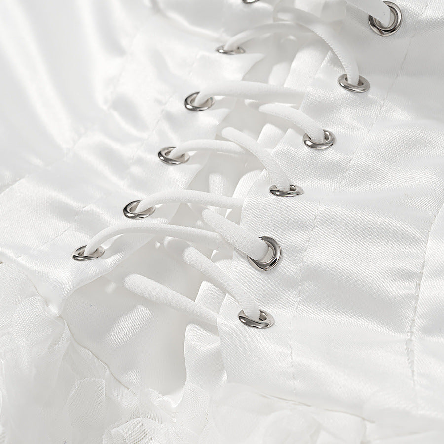 Women's Summer Casual Strapless Mini Dress 11