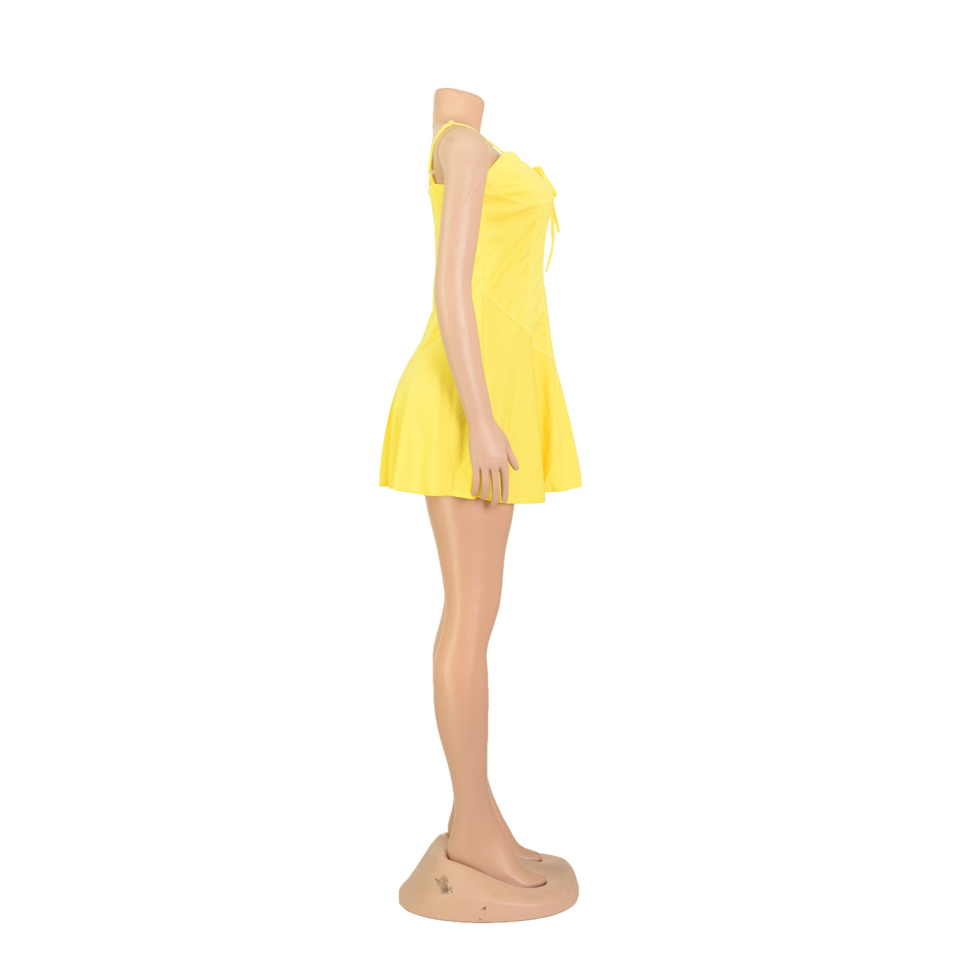 Women's Summer Strap Lace-Up Short Dress 20