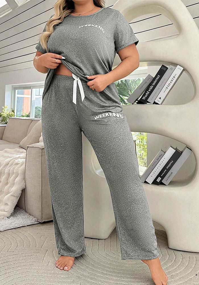Spring Summer style printed home clothes Casual comfortable pajamas for women
