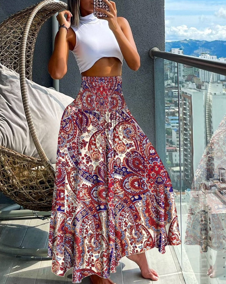Women Summer Printed Skirt 9