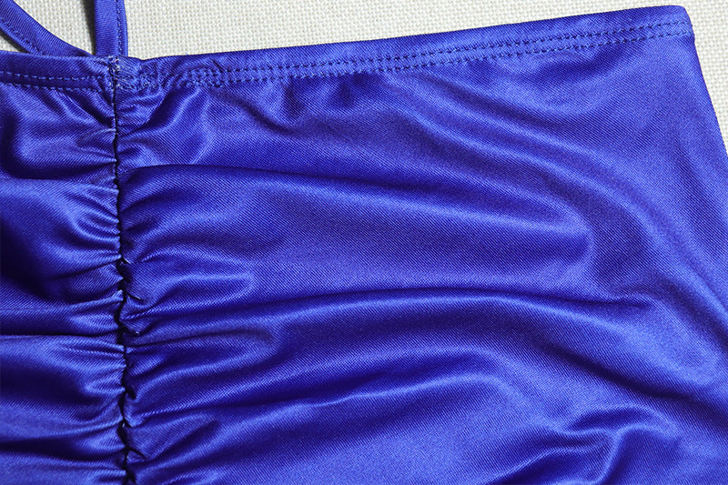 Women's Fashion Printed Sexy Sleeveless Low Back Vest Split Skirt Two-Piece Set 11