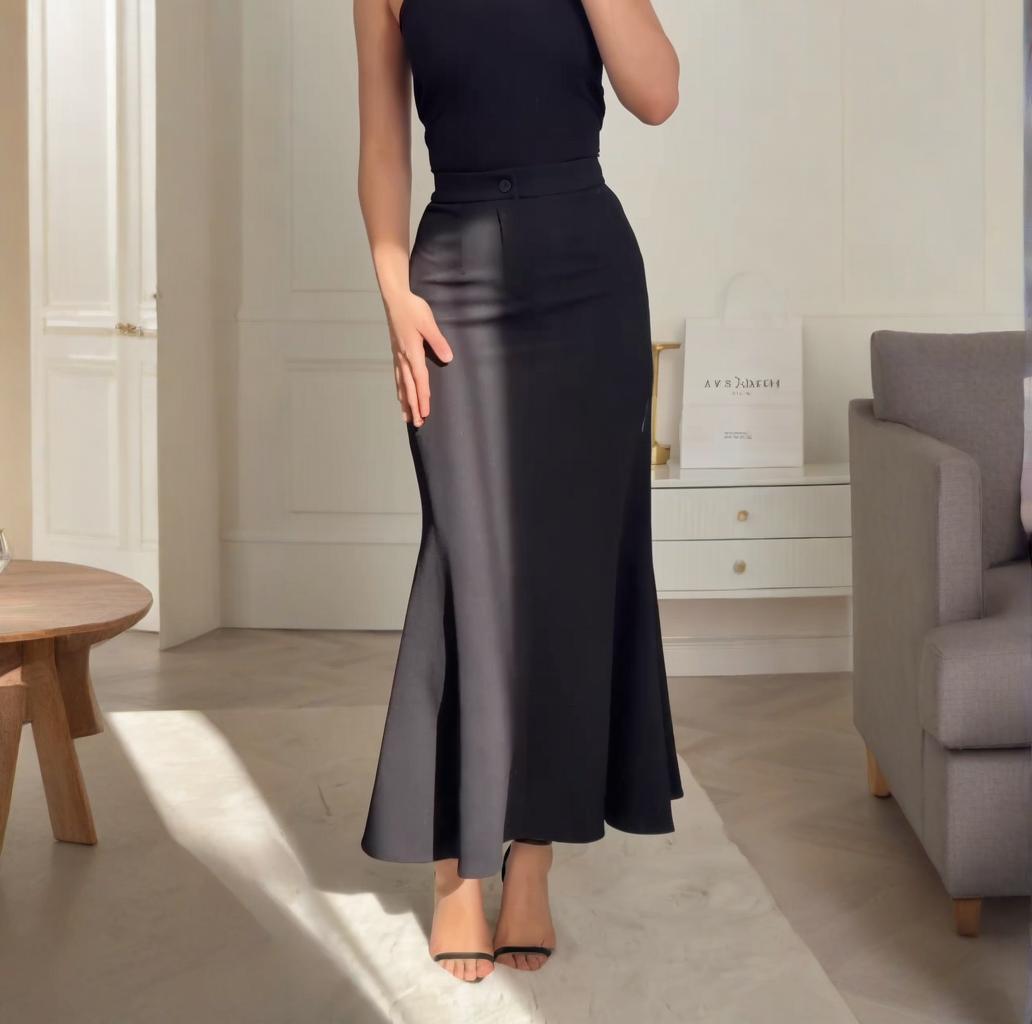 Women summer irregular fishtail skirt 8