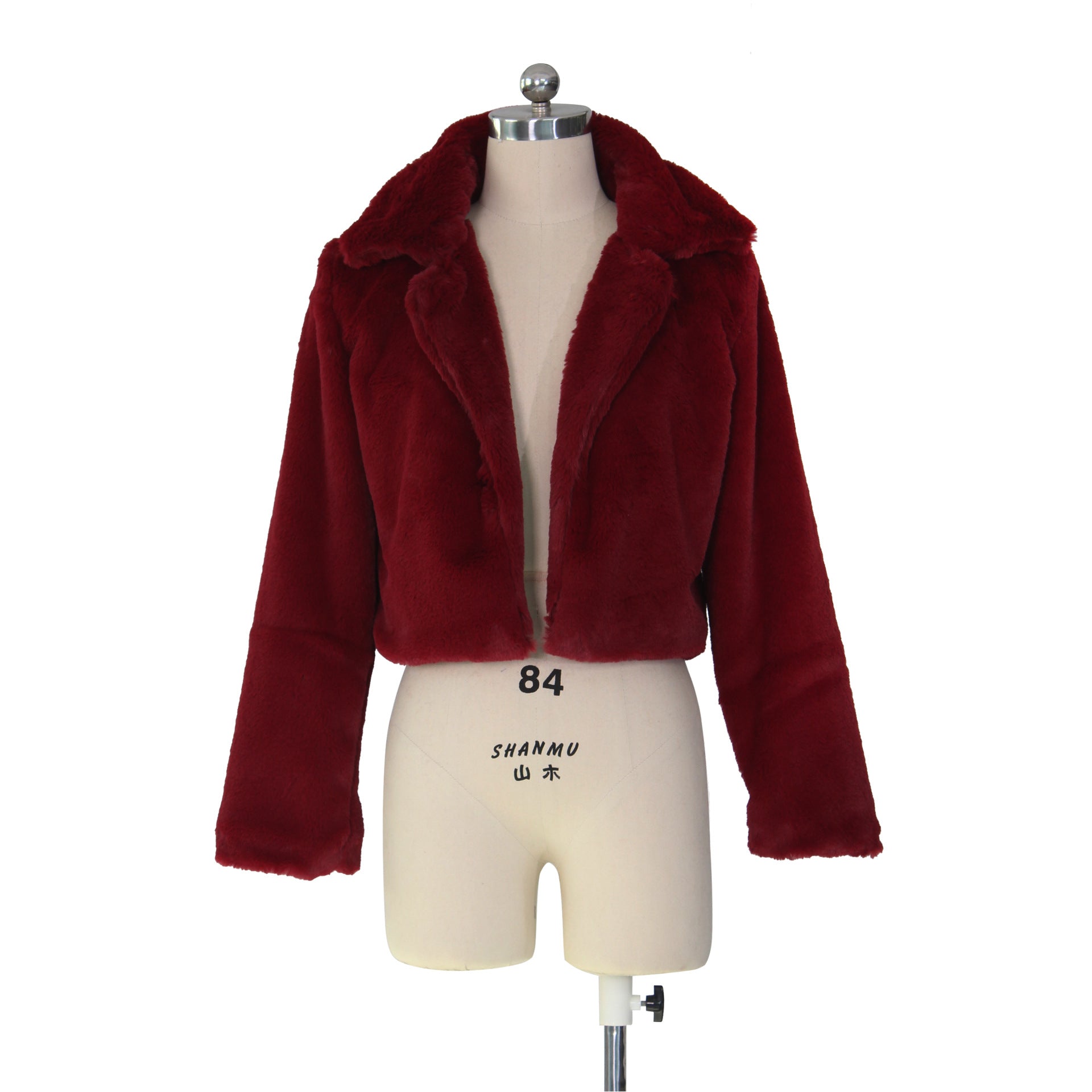 Women Loose Long Sleeve Fake Fur Jacket 28