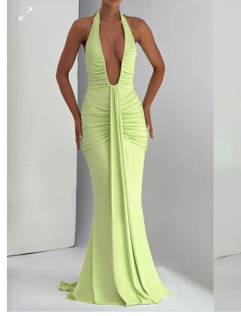 Women Summer Solid Sexy See-Through Sleeveless Dress 4